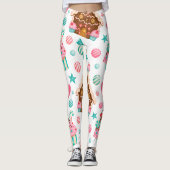 Leggings Touchez votre enfance : Ces jouets & gâteaux ! ! ! (Devant)