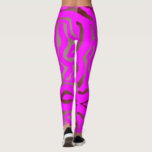 Leggings Tourbillon rose (Dos)