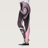 Leggings Tourbillon rose 45 (Gauche)