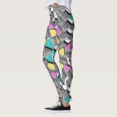 Leggings Tourbillon Turquoise - (Gauche)