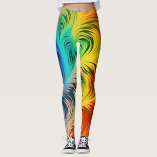Leggings Tourbillonnant arc-en-ciel