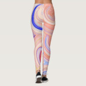 Leggings tourbillonnant colorés (Dos)