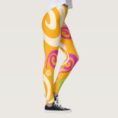 Leggings Tourbillons Abstraits (Droite)