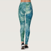 Leggings Tourbillons verts (Dos)