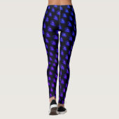 Leggings Tournage bleu (Dos)