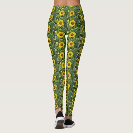 Leggings Tournesol (Dos)