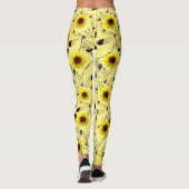 Leggings Tournesol Abstrait Dragenfly (Dos)