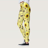 Leggings Tournesol Abstrait Dragenfly (Gauche)