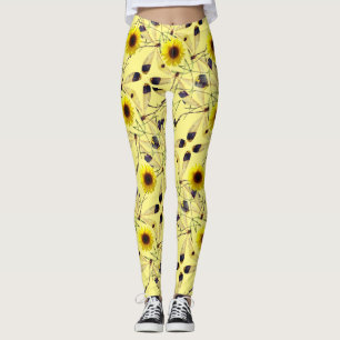 Leggings Tournesol Abstrait Dragenfly