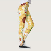 Leggings Tournesol et aquarelle de marais  (Droite)