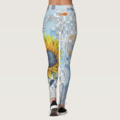 Leggings Tournesol et Rêves Cheques (Dos)