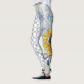 Leggings Tournesol et Rêves Cheques (Gauche)