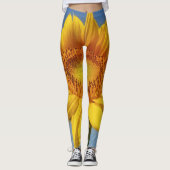 Leggings Tournesol jaune (Devant)