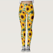 Leggings Tournesol jaune (Devant)