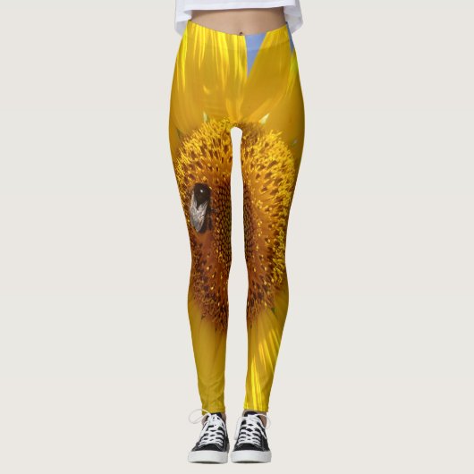 Leggings Tournesol jaune (Devant)