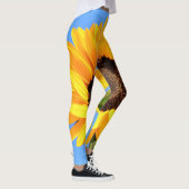 Leggings Tournesol jaune contre le soleil sur le ciel bleu  (Droite)