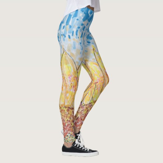 Leggings Tournesol Radiant Bloom (Droite)