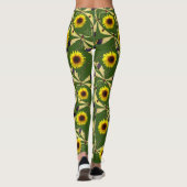 Leggings Tournesol vert de la forêt Dragenfly (Dos)