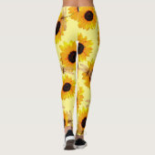 Leggings Tournesols Et libellules, (Dos)