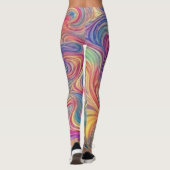 Leggings Tournoyants de couleur (Dos)