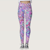 Leggings Tours de couleur 3D hallucinants (Devant)