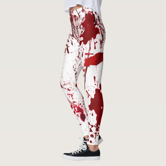 Leggings Tout est sanglant | Horror Gore Splatter (Gauche)