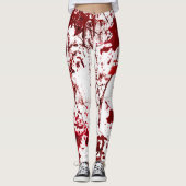 Leggings Tout est sanglant | Horror Gore Splatter (Devant)