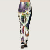 Leggings Tout Halloween Motif Éffrayant (Dos)