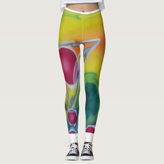 Leggings Tout-Imprimé (Devant)