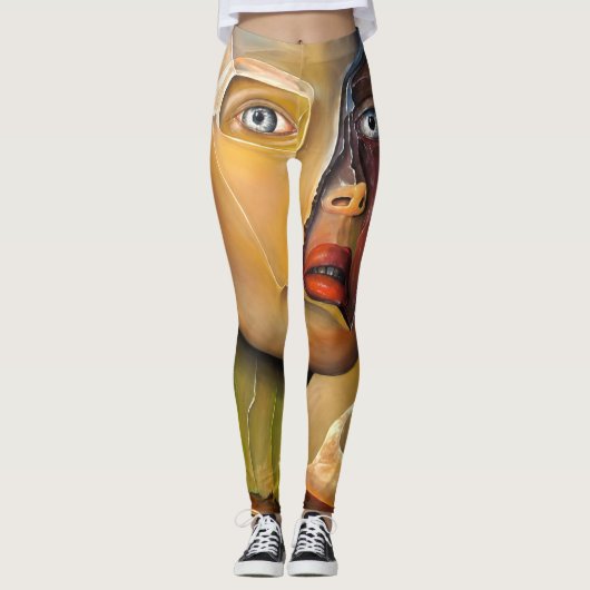 Leggings tout-imprimé (Devant)