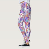 Leggings tout-imprimé pour femmes (Gauche)