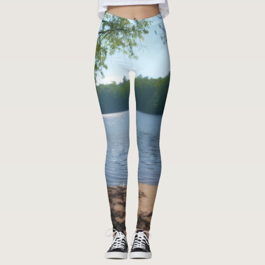 Leggings tout-imprimé pour femmes (Devant)
