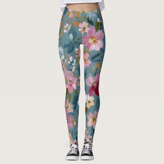 Leggings tout-imprimé pour femmes (Devant)