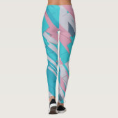 Leggings tout-sur-impression Abstraits colorés (Dos)