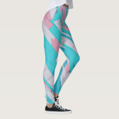 Leggings tout-sur-impression Abstraits colorés (Droite)
