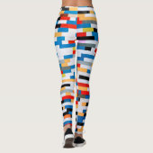 Leggings tout-sur-impression avec motif multicolor (Dos)