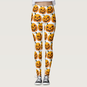 Leggings Tout-Sur-Impression citrouille Cutie