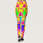 Leggings tout-sur-impression colorés (Dos)