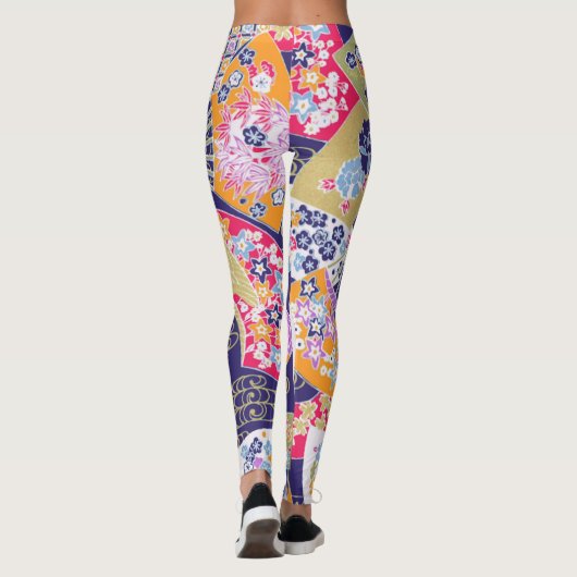 Leggings tout-sur-impression Conception de ventila (Dos)