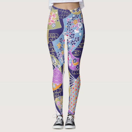 Leggings tout-sur-impression Conception de ventila (Devant)