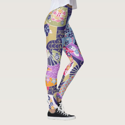 Leggings tout-sur-impression Conception de ventila (Droite)