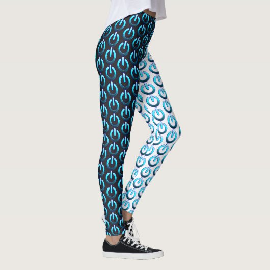 Leggings tout-sur-impression d'alimentation de Zer (Droite)