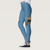 Leggings Toute Grue Libre En Vol Personnaliser Le Texte (Gauche)