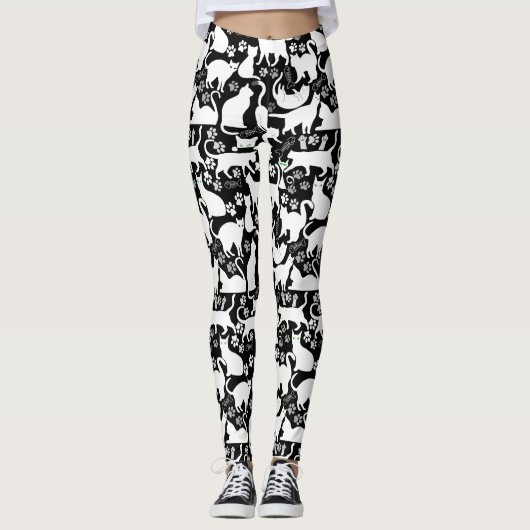 Leggings Toutes les chattes pattern.w.bx4 (Devant)