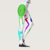 Leggings tracés de peinture amusants (Droite)