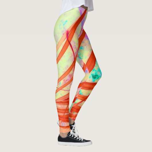 Leggings Traces rouge (Droite)