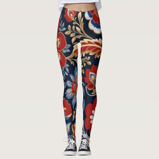 Leggings Tradition populaire russe (Devant)