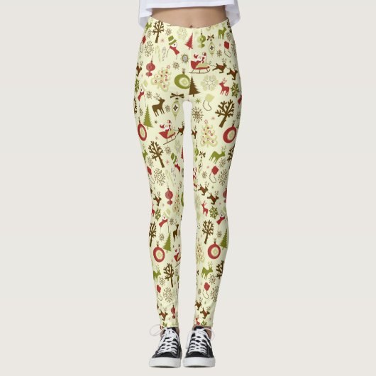 Leggings Traditions de Noël (Devant)