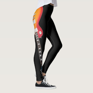 LEGGINGS TRAITEMENT DE GUITARE ÉLECTRIQUE SUNBURST ICONIQUE