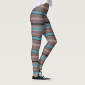 Leggings Traits horizontaux graphiques avec la couleur (Droite)